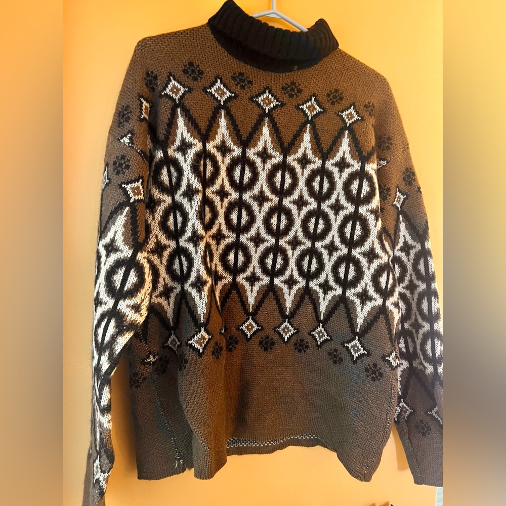 Vintage Janus of Norway wool turtleneck sweater